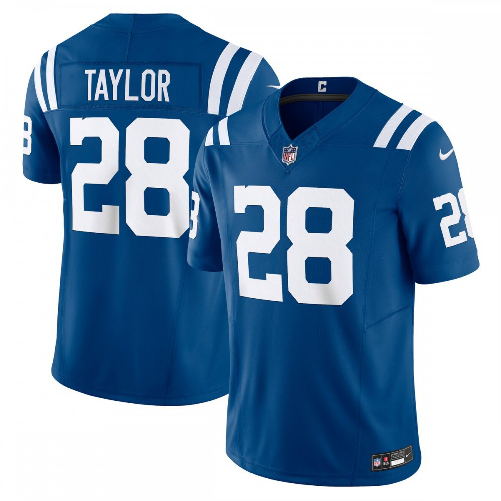 Jonathan Taylor Indianapolis Colts Nike Vapor F.U.S.E. Limited Jersey - Royal-GridironStore